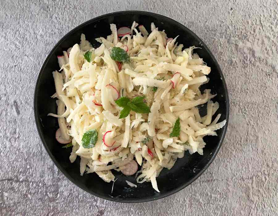 Kohlrabi Slaw Recipe Cuisine Fiend